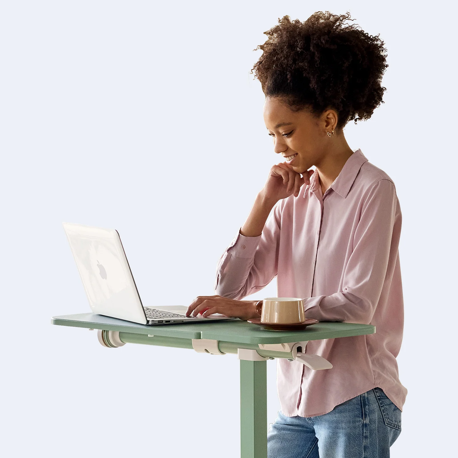 MUSSO AnyDesk D5 Flippable Mobile Standing Desk - Image 16