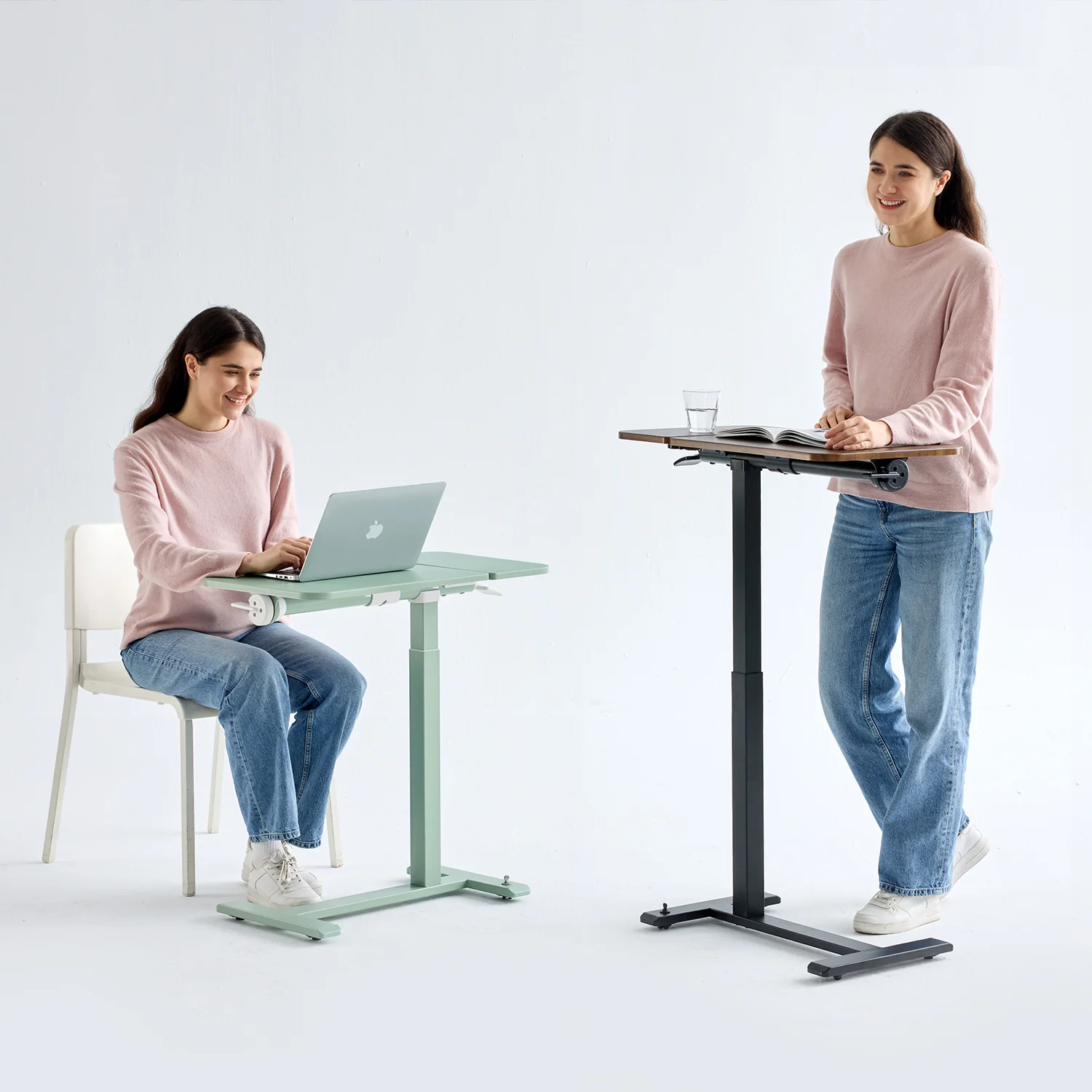 MUSSO AnyDesk D5 Flippable Mobile Standing Desk - Image 27