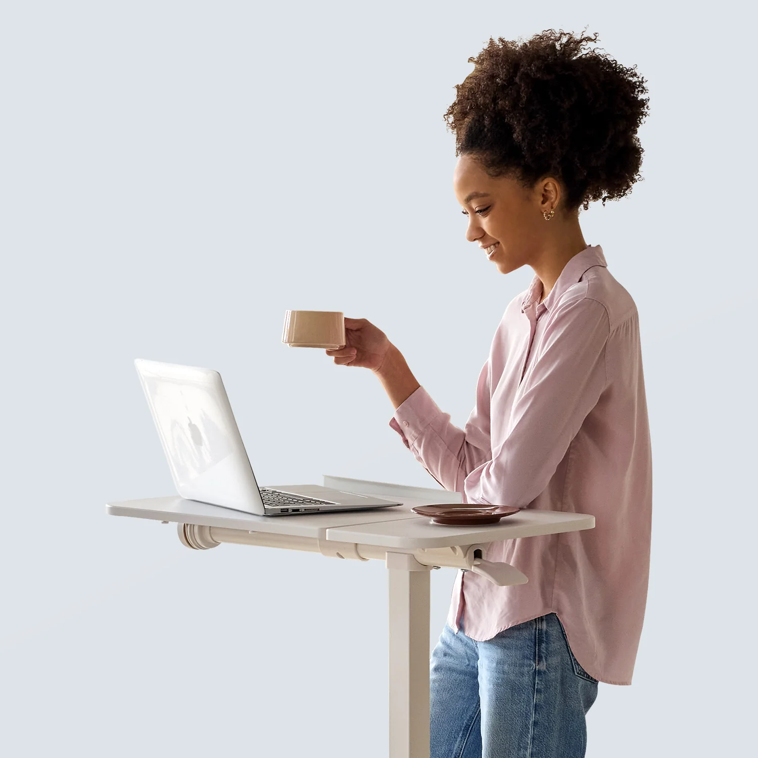 MUSSO AnyDesk D5 Flippable Mobile Standing Desk - Image 4