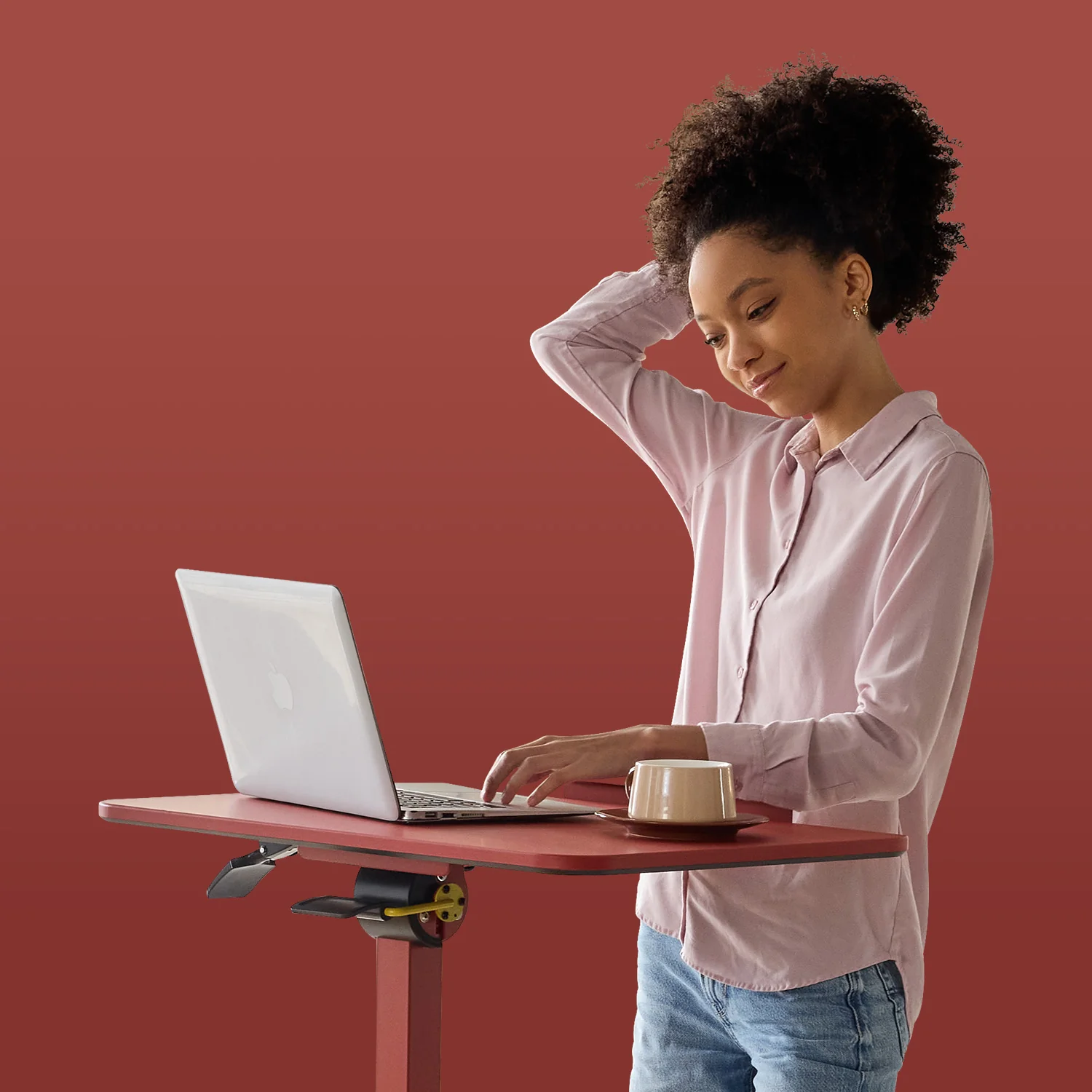 MUSSO AnyDesk D7 SpaceFold Mobile Standing Desk - Image 21