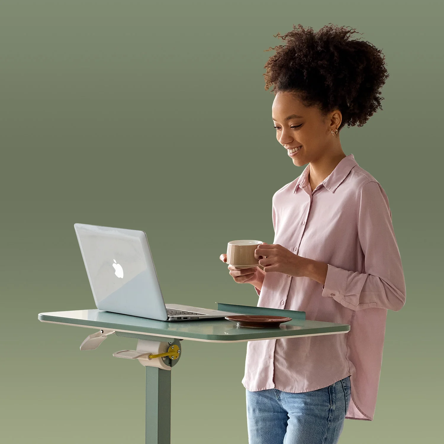 MUSSO AnyDesk D7 SpaceFold Mobile Standing Desk - Image 4