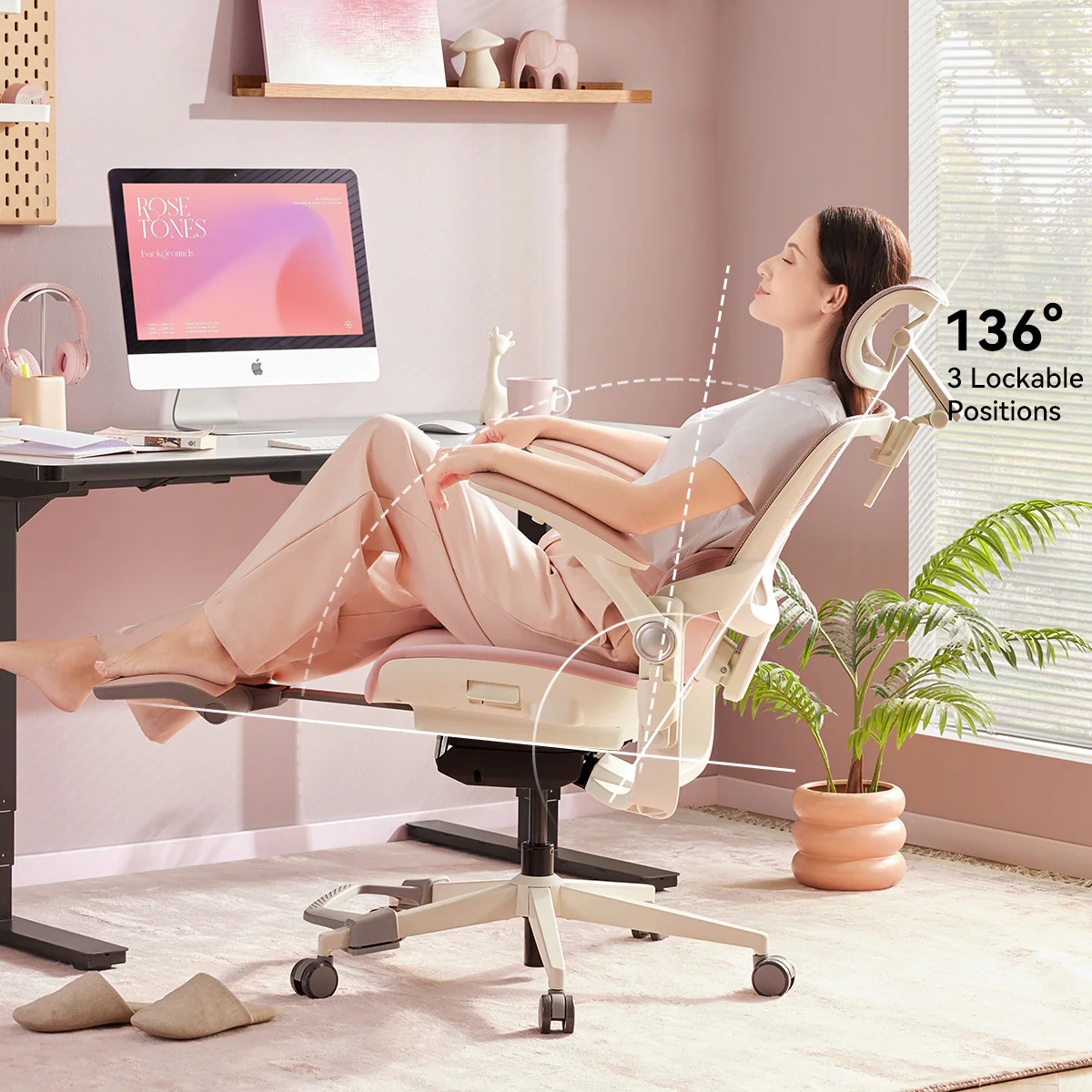 MUSSO E80 Muse FemmePosture Ergonomic Office Chair - Image 22