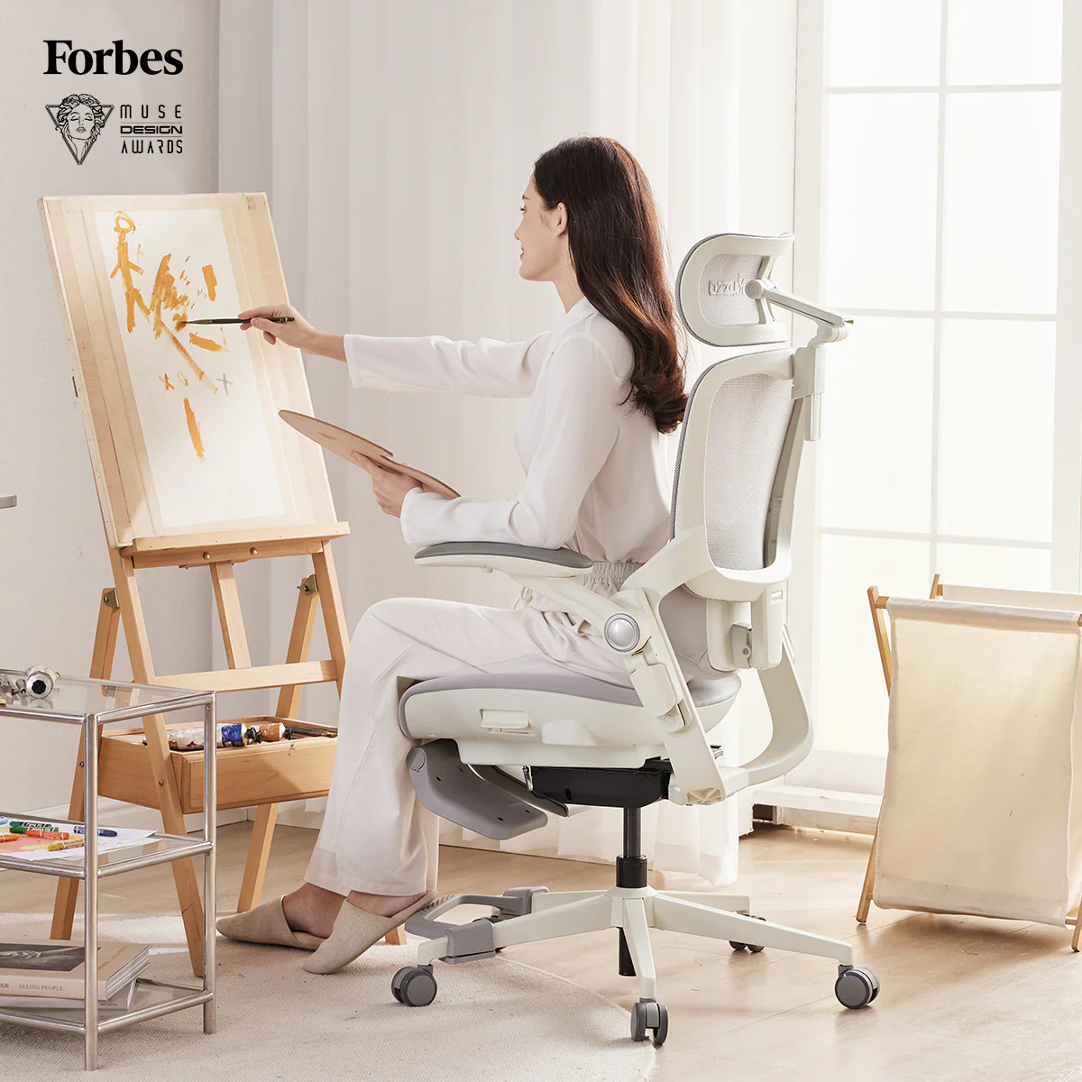 MUSSO E80 Muse FemmePosture Ergonomic Office Chair - Image 38