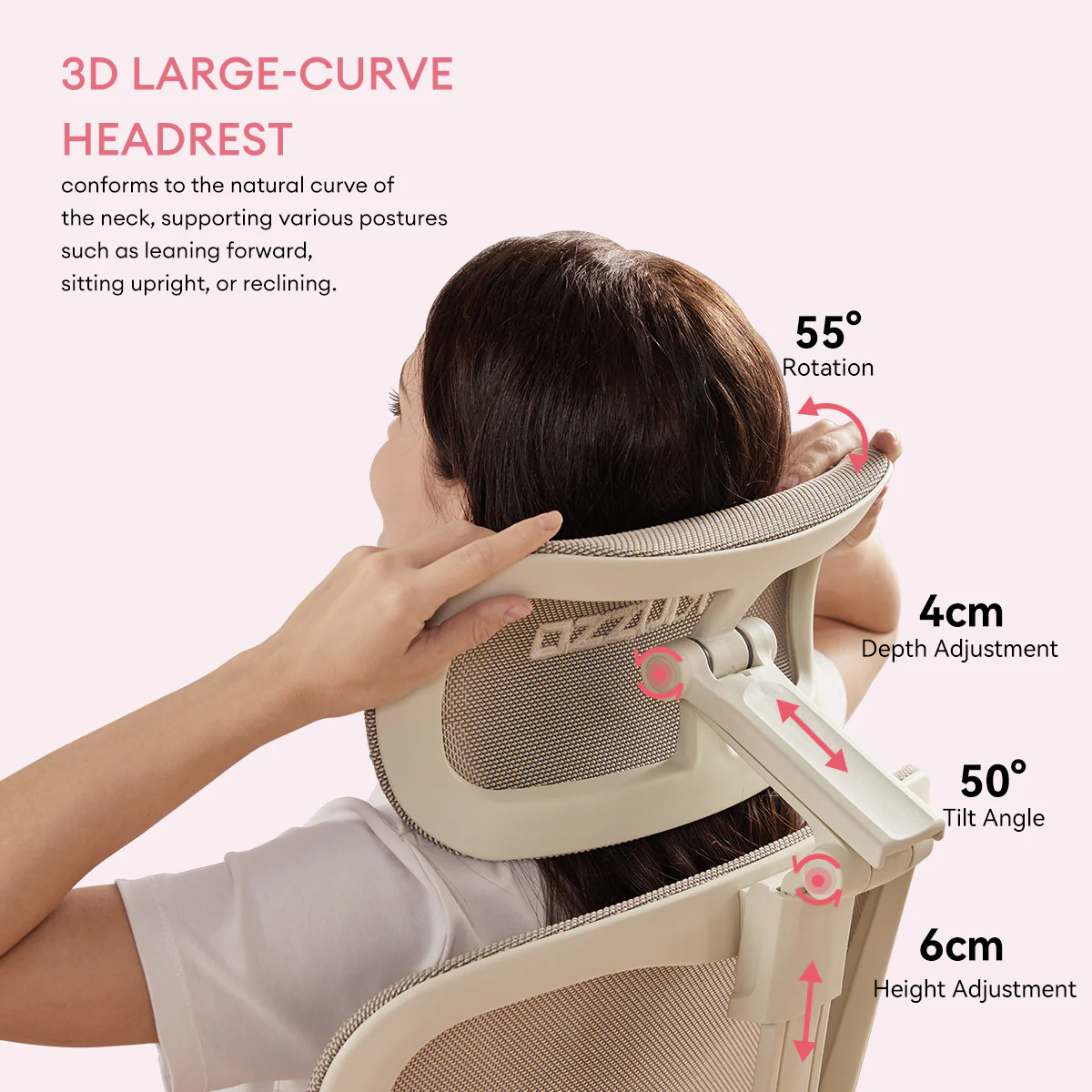 MUSSO E80 Muse FemmePosture Ergonomic Office Chair - Image 4