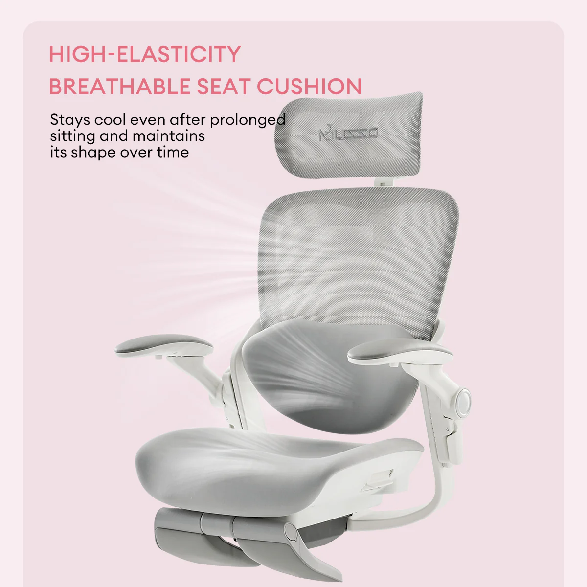 MUSSO E80 Muse FemmePosture Ergonomic Office Chair - Image 46