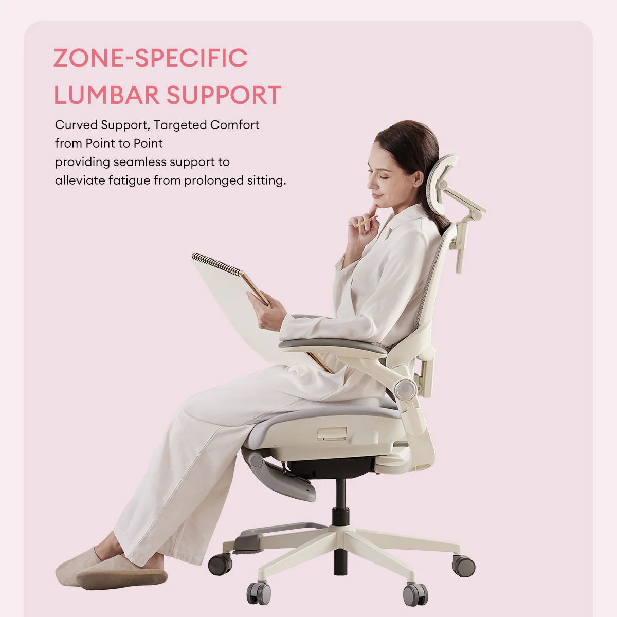 MUSSO E80 Muse FemmePosture Ergonomic Office Chair - Image 47