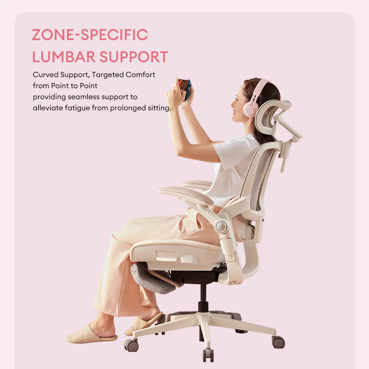 MUSSO E80 Muse FemmePosture Ergonomic Office Chair - Image 6