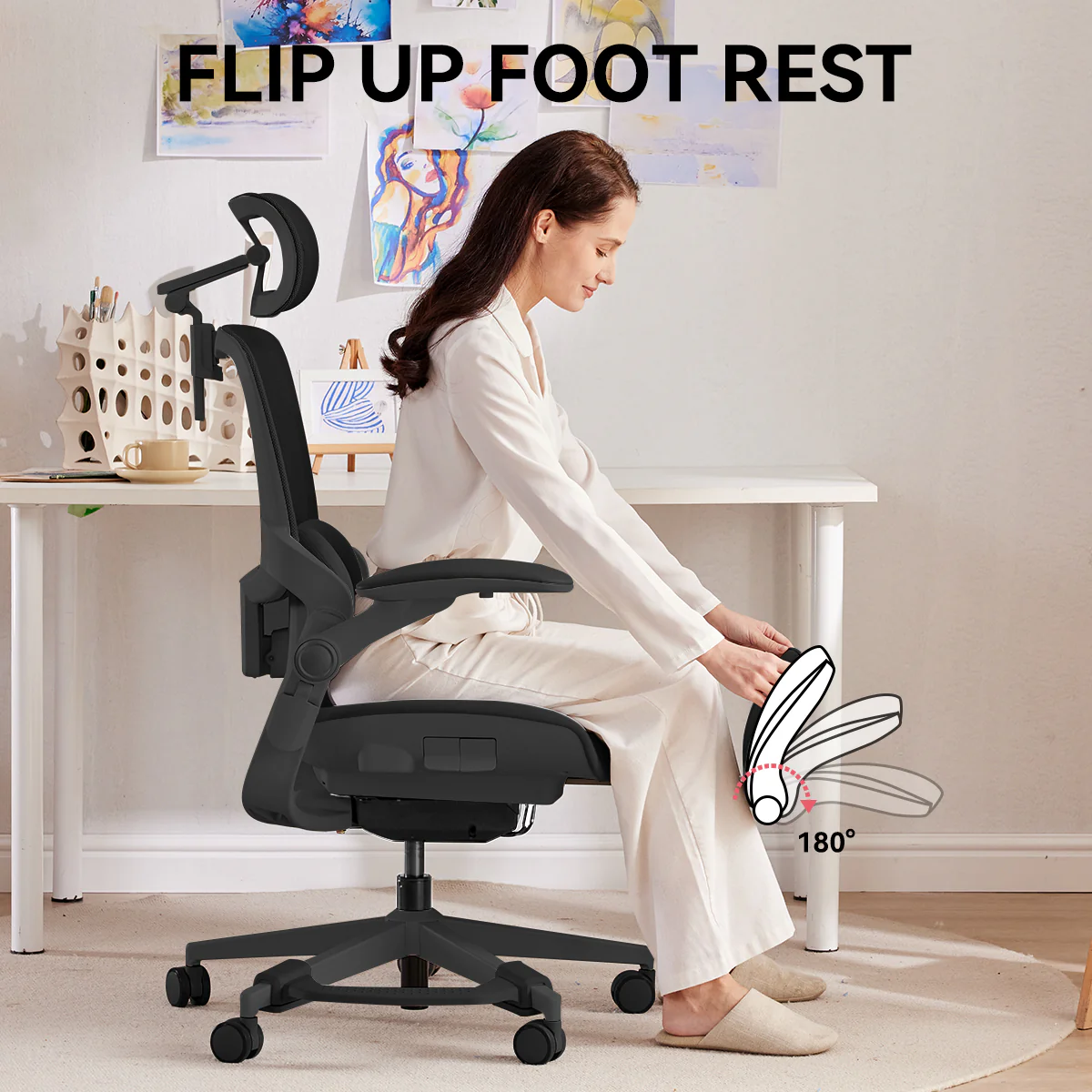 MUSSO E80 Muse FemmePosture Ergonomic Office Chair - Image 60