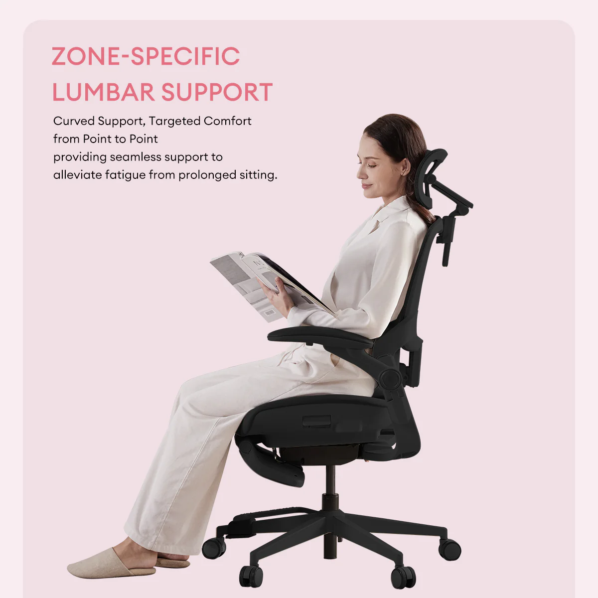 MUSSO E80 Muse FemmePosture Ergonomic Office Chair - Image 63