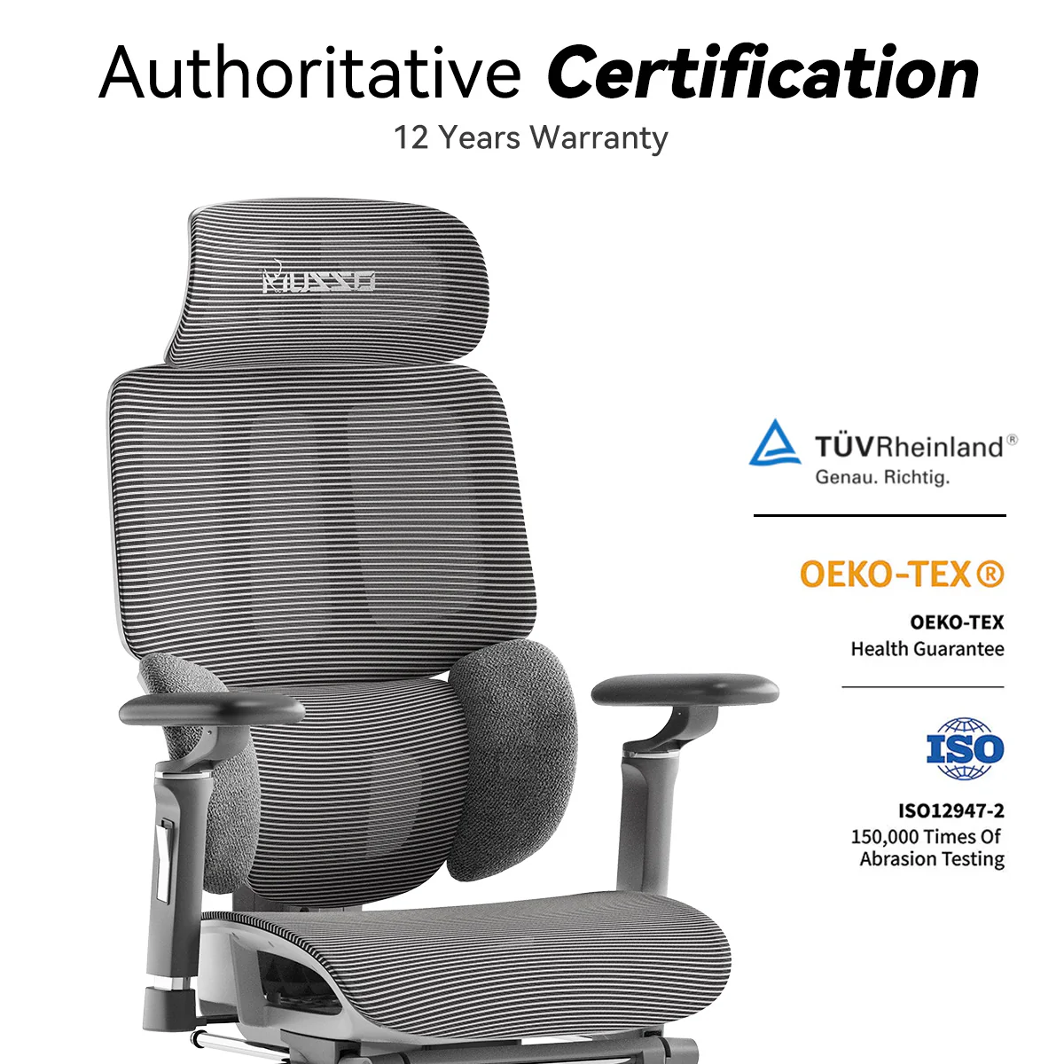 MUSSO H80 Pro FlexiPosture Ergonomic Office Chair - Image 4