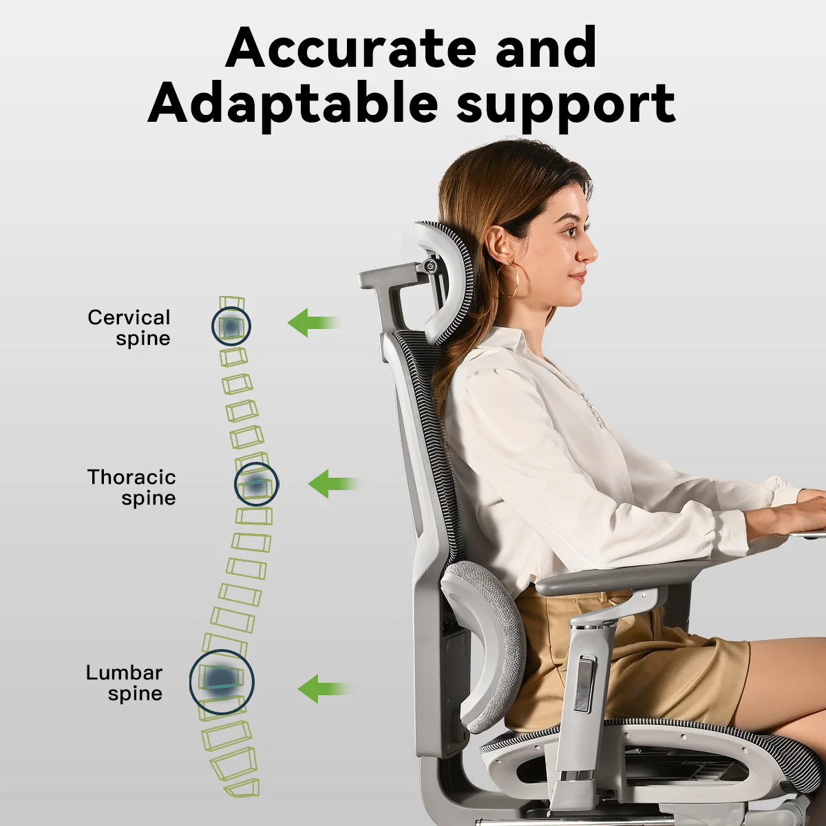MUSSO H80 Pro FlexiPosture Ergonomic Office Chair - Image 8