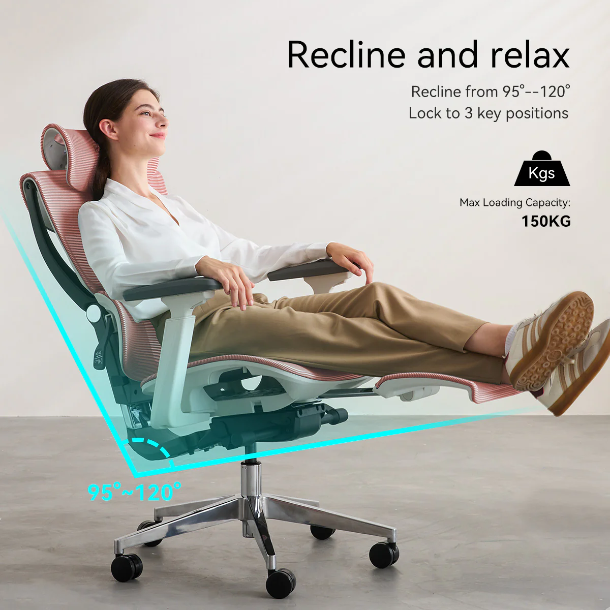 MUSSO V900 Structure Master Ergonomic Office Chair - Image 23