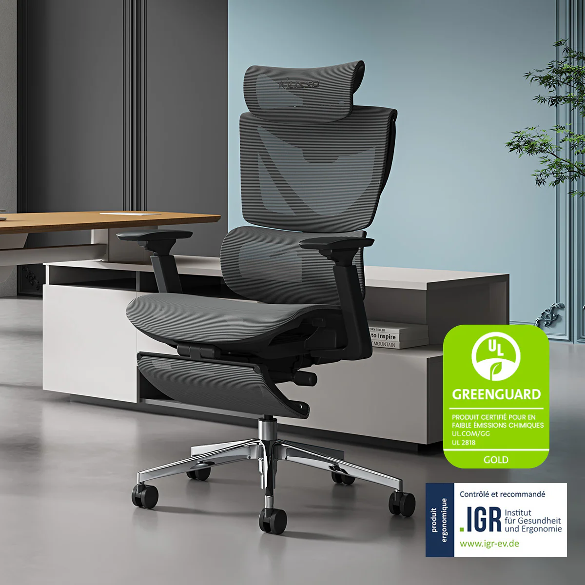 MUSSO V900 Structure Master Ergonomic Office Chair - Image 33