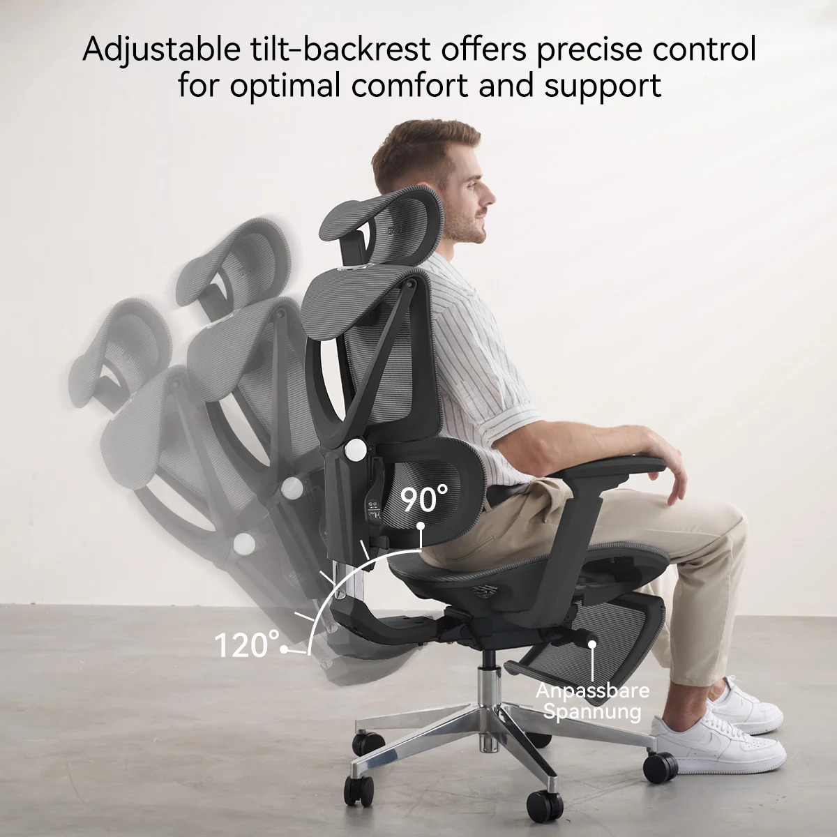 MUSSO V900 Structure Master Ergonomic Office Chair - Image 38