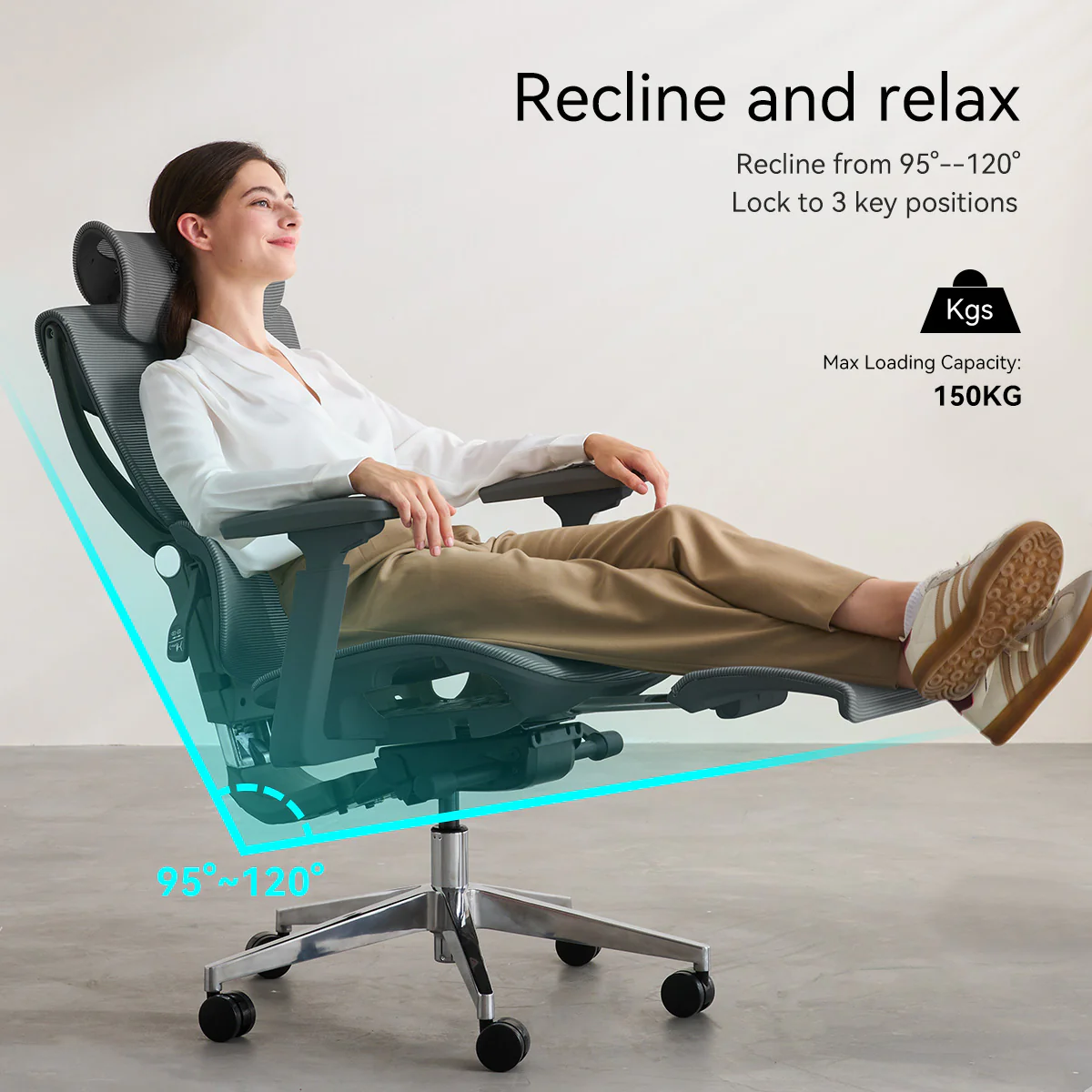 MUSSO V900 Structure Master Ergonomic Office Chair - Image 41