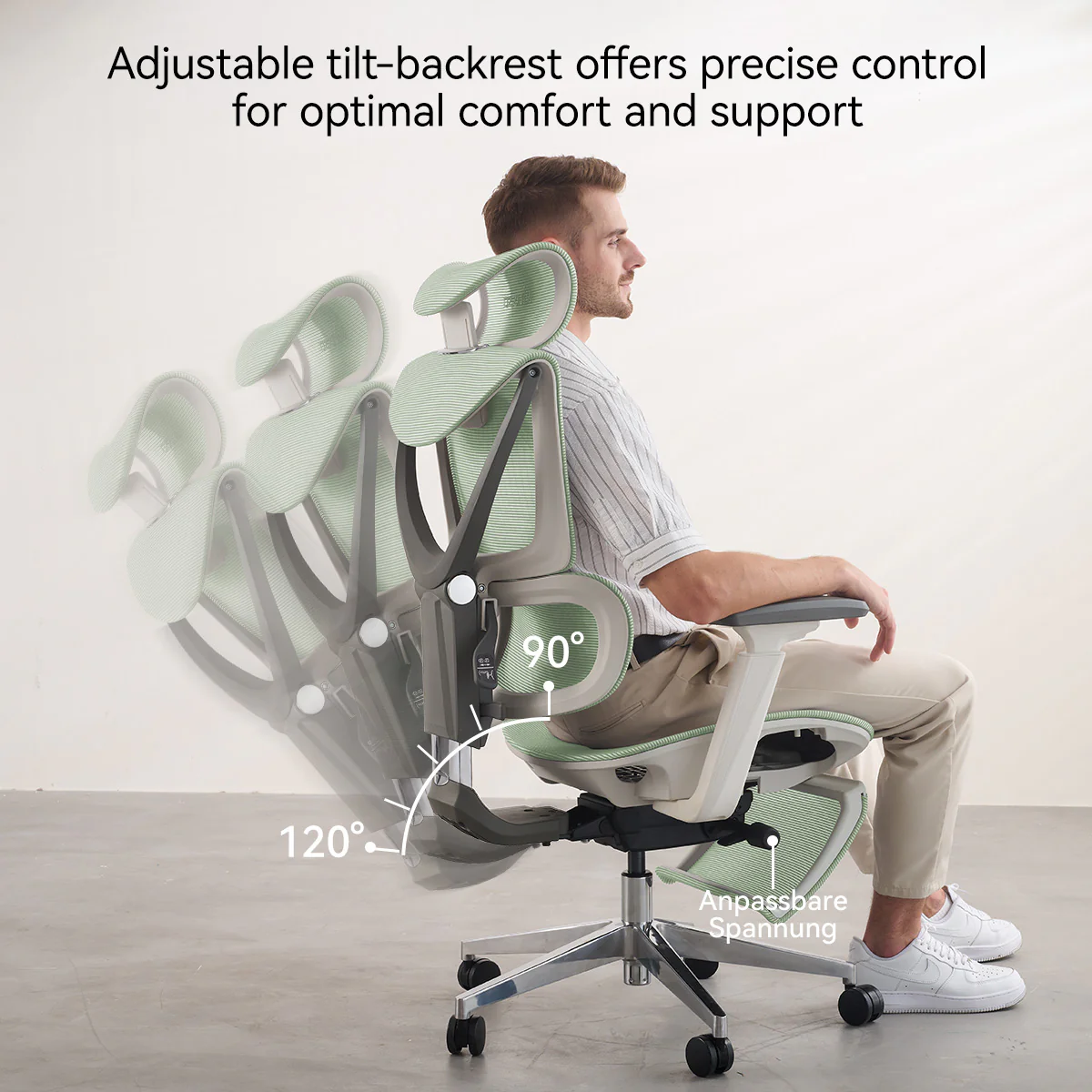 MUSSO V900 Structure Master Ergonomic Office Chair - Image 53