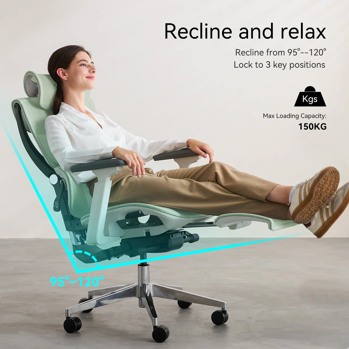 MUSSO V900 Structure Master Ergonomic Office Chair - Image 54