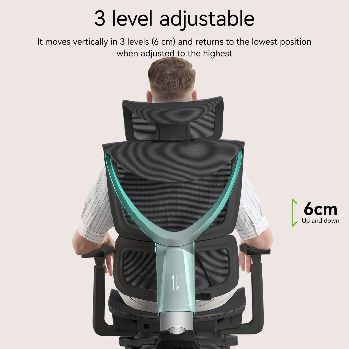 MUSSO V900 Structure Master Ergonomic Office Chair - Image 64