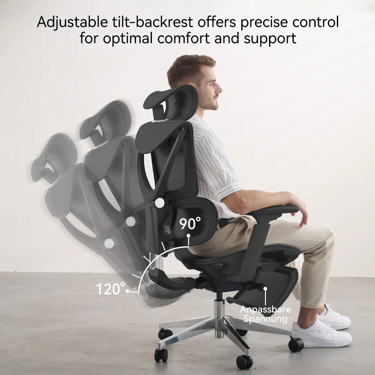 MUSSO V900 Structure Master Ergonomic Office Chair - Image 65