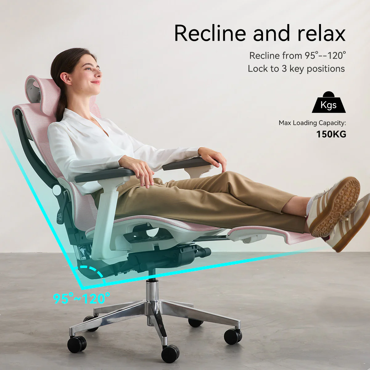 MUSSO V900 Structure Master Ergonomic Office Chair - Image 81