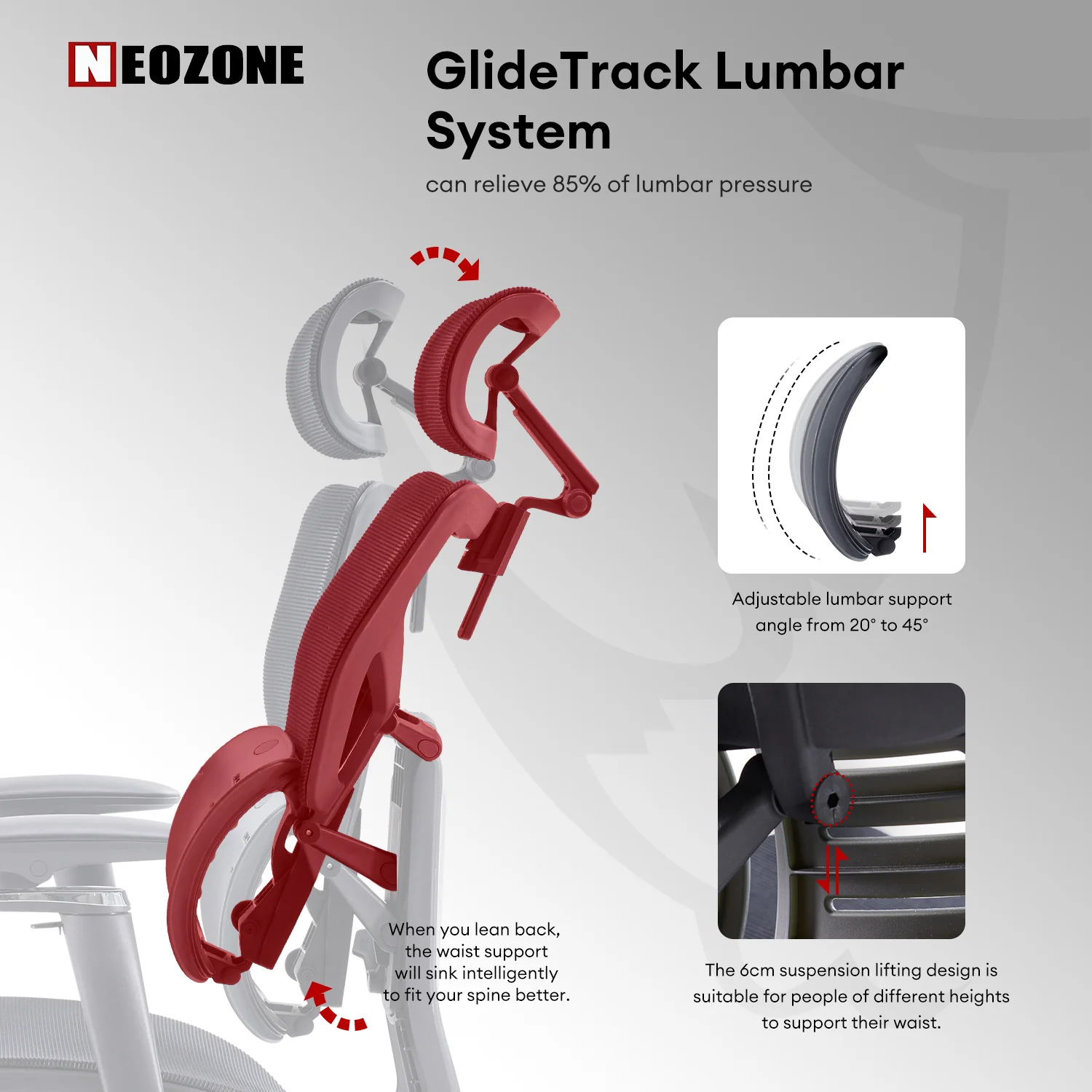 MUSSO X700 GlideTrack Ergonomic Office Chair - Image 20
