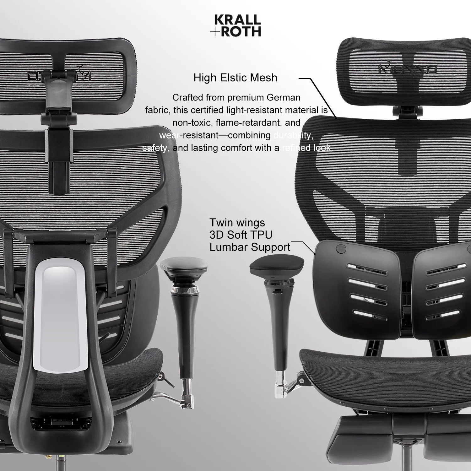 MUSSO X700 GlideTrack Ergonomic Office Chair - Image 21