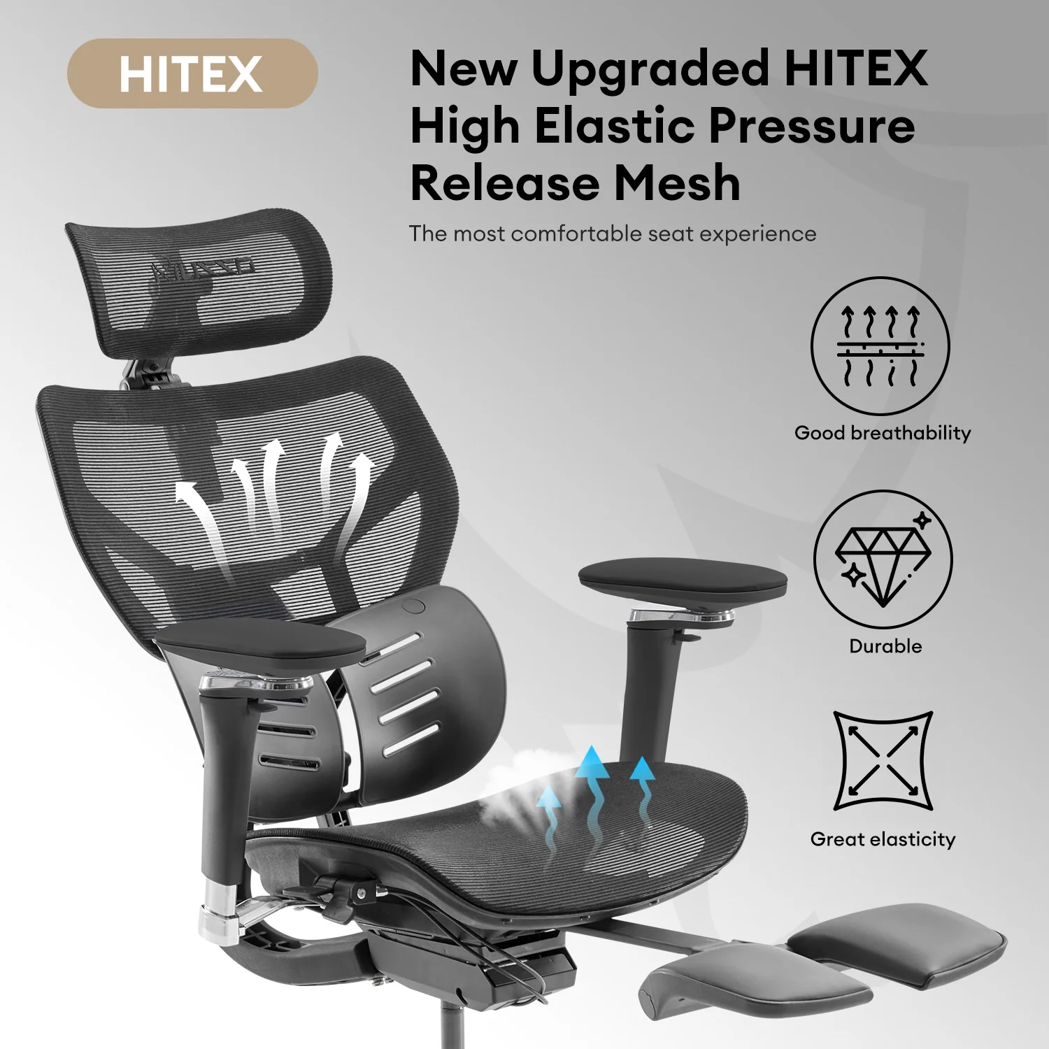 MUSSO X700 GlideTrack Ergonomic Office Chair - Image 25