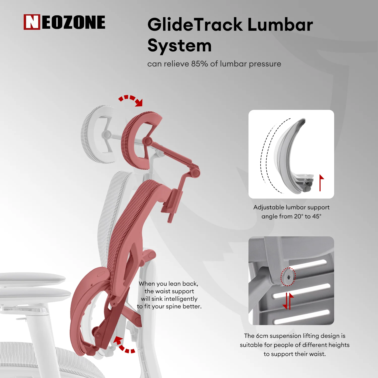 MUSSO X700 GlideTrack Ergonomic Office Chair - Image 41