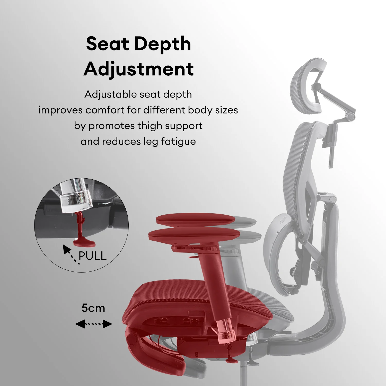MUSSO X700 GlideTrack Ergonomic Office Chair - Image 47